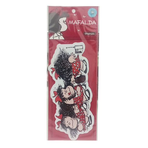 Imanias Mafalda Baila Magnet, 15 cm x 5 cm (5.90' x 1.96')– Argentinian Collectible Fridge Magnet Imanias Mafalda Baila Magnet, 15 cm x 5 cm (5.90' x 1.96')– Argentinian Collectible Fridge Magnet