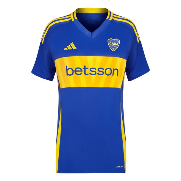 Adidas Boca Juniors Women's Home Jersey - Fan Version AEROREADY Camiseta Titular Versión Hincha Mujer 24/25