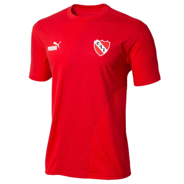 Puma Independiente Red T-Shirt Culture Aop Tee For Men Camiseta CAI Cultura Hombre
