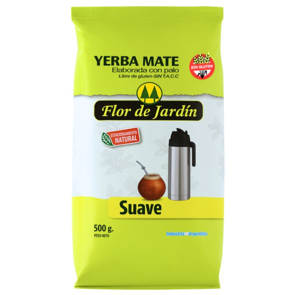 Flor de Jardín Yerba Mate Suave, 500 g / 17.64 oz