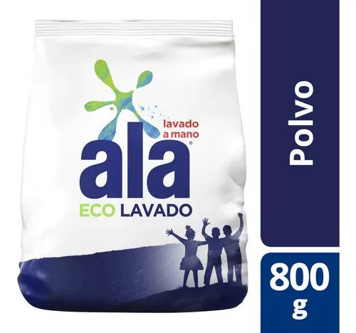 Ala Jabón En Polvo Soap Laundry Powder for Hand-Washing and Semi-Automatic Washing Machine, 800 g / 28.2 oz