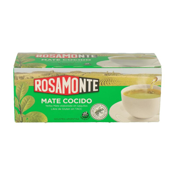 Rosamonte Mate Cocido Instant Brew Mate in Tea Bags Gluten Free (25 tea bags)