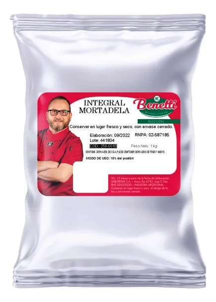 Benetti MC Condimento Integral de Mortadela, Premium Mortadella Seasoning Blend for Sausage & Deli Meats, 1 kg / 35.27 oz