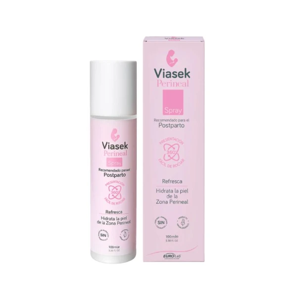 Viasek Spray Postpartum Feminine Hygiene Spray, 100 ml / 3.38 fl oz