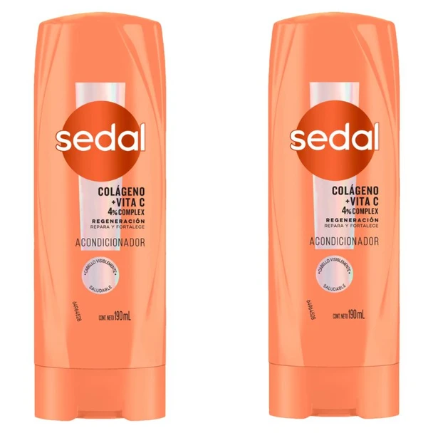 Sedal Conditioner with Collagen & Vitamin, 190 ml / 6.42 fl oz (pack of 2)