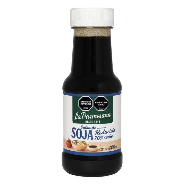 La Parmesana Soy Sauce Light 70% Reduced Salt, 300 ml / 10.1 fl oz