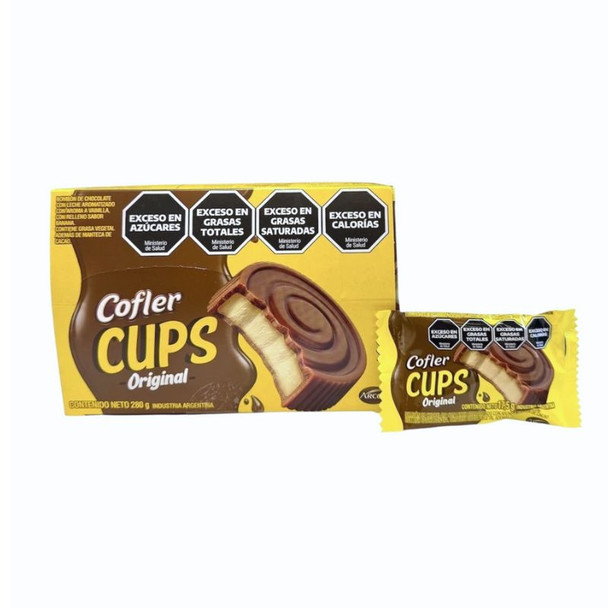 Cofler CUPS Original Milk Chocolate, 280 g / 9.88 oz (16 count)