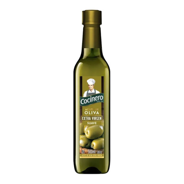 Cocinero Extra Virgin Olive Oil Suave, 500 ml / 16.9 fl oz