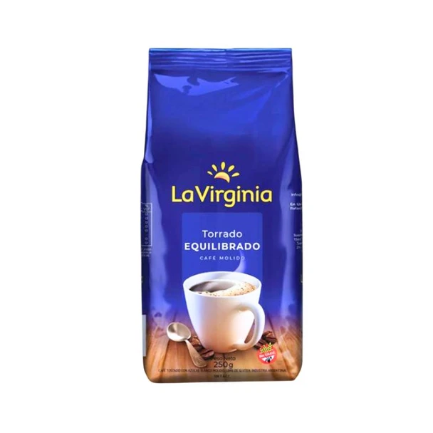 La Virginia Ground Roasted Coffee Equilibrado Blend, 250 g / 8.82 oz