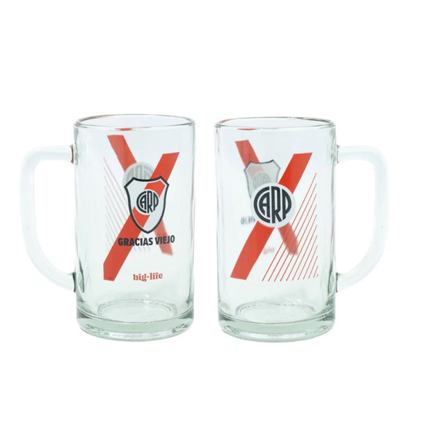Big Life Chop River Plate Father’s Day Edition Beer Mug, 500 ml / 16.9 fl oz