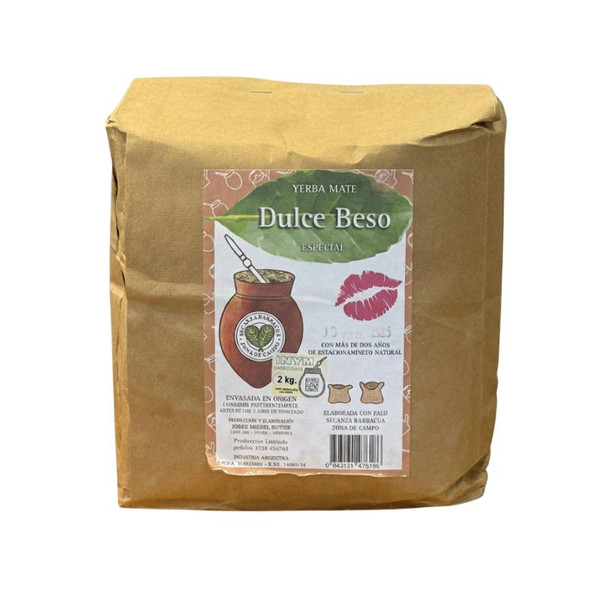 Dulce Beso Yerba Mate, Traditional Argentine Blend, 2 kg / 4.41 lb