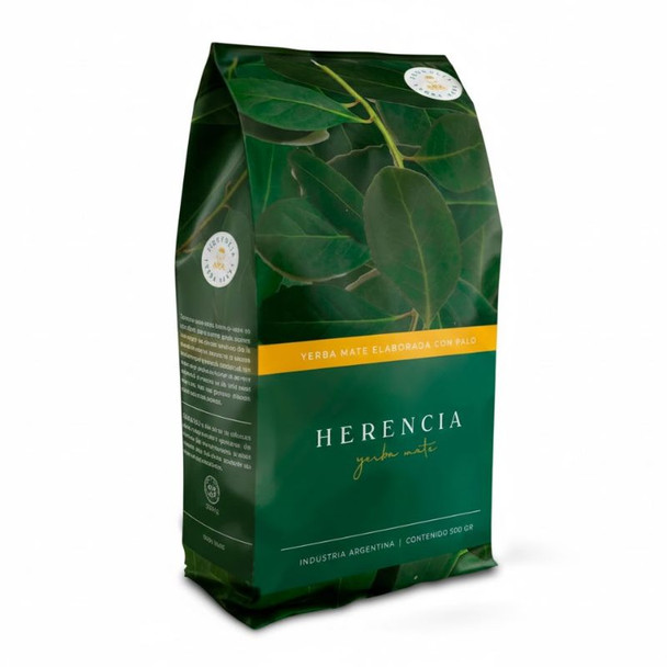 Herencia Traditional Yerba Mate with Stems, 500 g / 17.64 oz