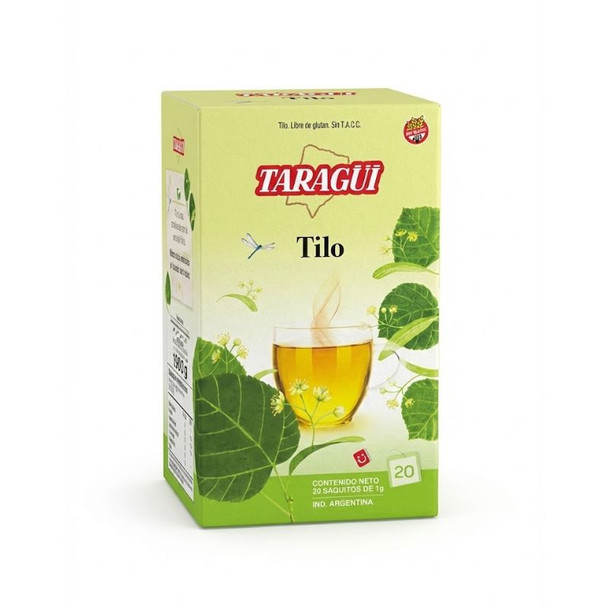 Taragüi Silvestre Linden Herbal Tea Bags, 20 g / 0.70 oz (box of 20)