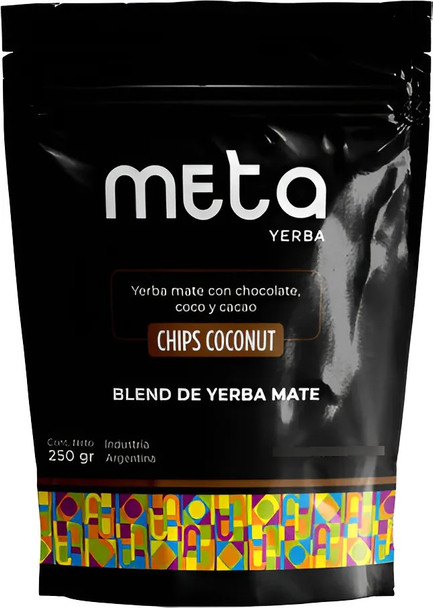 Meta Yerba Mate Chocolate & Coconut Blend, 250 g / 8.8 oz