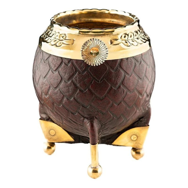 Matesur Sol de Mayo Mate Torpedo Imperial Full Bronce with Botitas