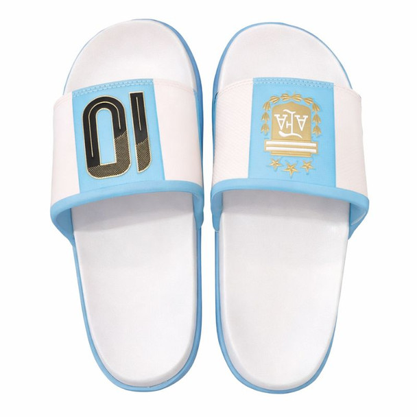 Bagunza AFA Official Argentina Flip Flops Number 10 Design for Adults