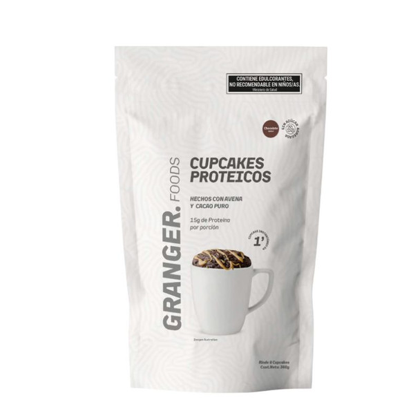 Granger Foods Chocolate Protein Cupcakes, 360 g / 12.7 oz