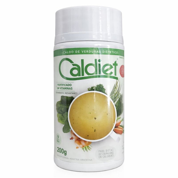 Caldiet Vegetable Broth with Salt, 200 g / 7.05 oz