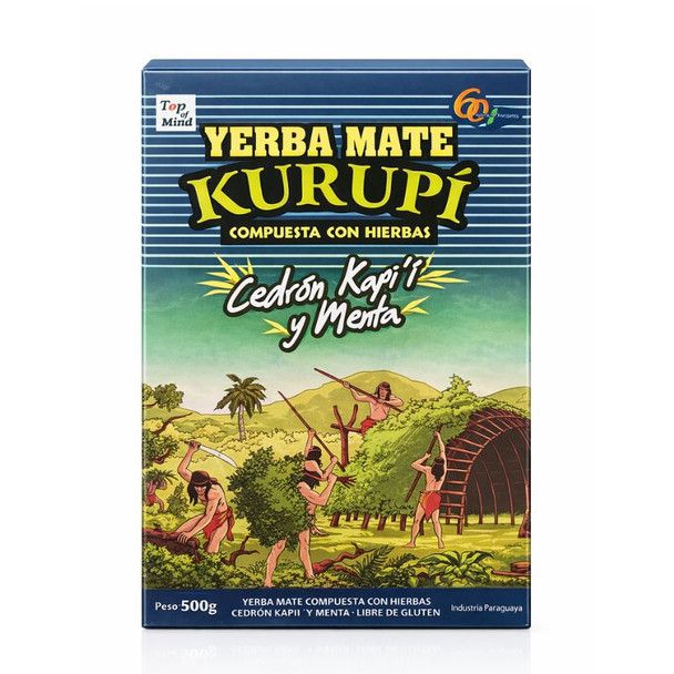 Kurupí Yerba Mate with Cedrón Kapi'i and Mint, 500 g / 17.6 oz