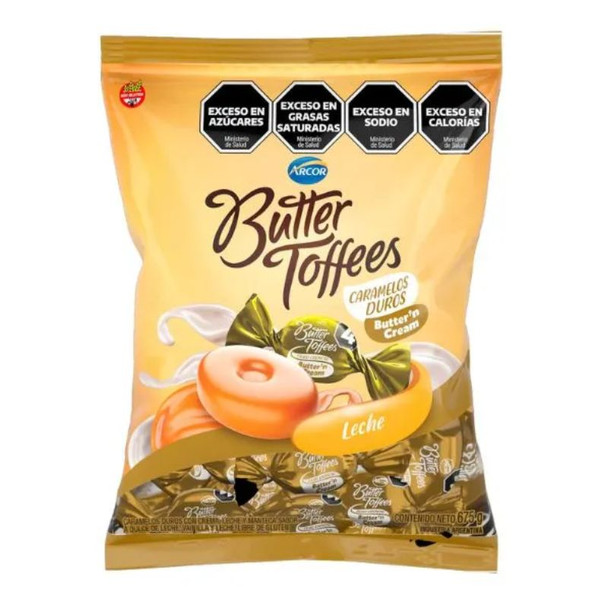 Arcor Butter Toffees Butter’n Cream Hard Candies, 675 g / 23.81 oz