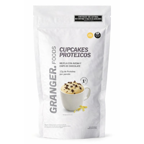 Granger Foods Protein Cupcake Mix Vanilla Lemon with Chocolate Chips, 360 g / 12.70 oz
