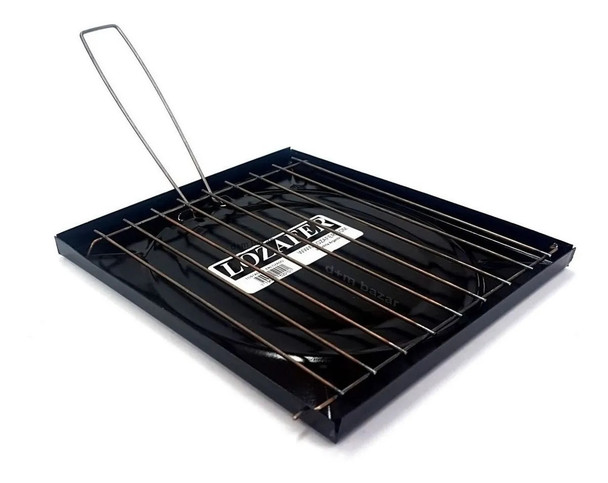 Tostador Enlozado Enameled Kitchen Grill Stovetop Toaster, 20 cm x 20 cm / 7.9" x 7.9"