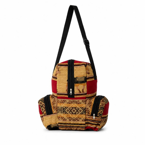 Norteña Aguayo Matera Bag with Andean Design, 38 x 15 cm / 15 x 5.9 in