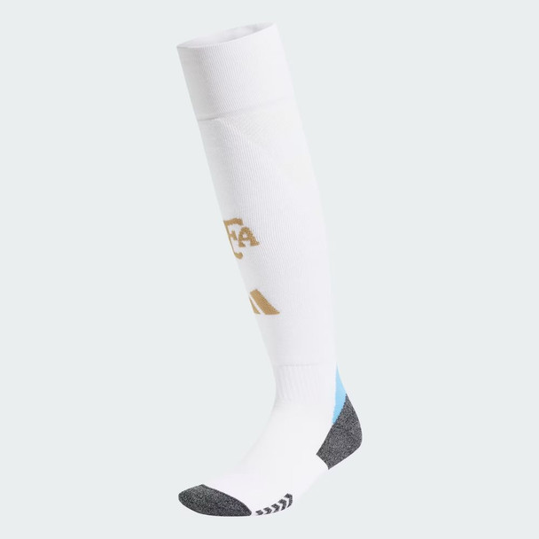 AFA Argentina 24 Home Soccer Socks - White Football Socks (Various Sizes Available)