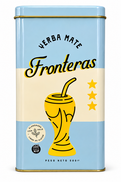 Fronteras Yerba Mate with Collectible FIFA World Cup 2026 Tin, 500 g / 1.10 lb