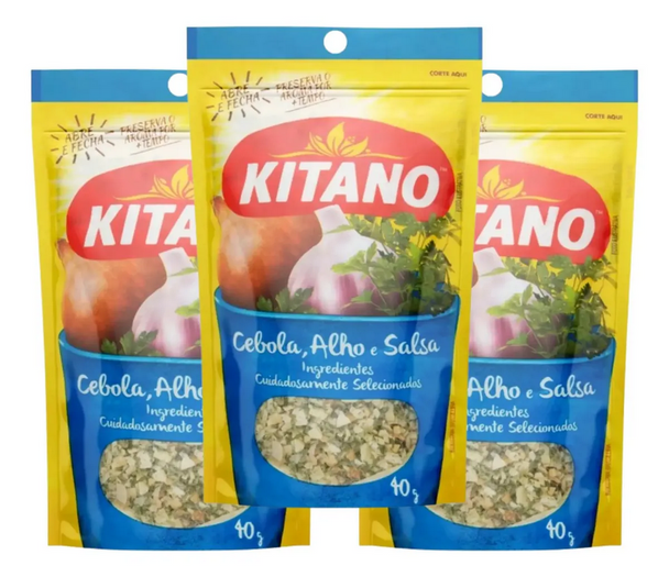 Kitano Onion, Garlic & Parsley Seasoning Blend, 40 g / 1.41 oz (pack of 3)