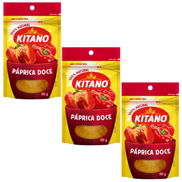 Kitano Sweet Paprika Seasoning, 10 g / 0.35 oz (pack of 3)