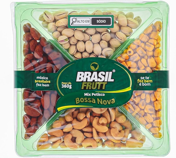Brasil Frutt Bossa Nova Frutt Mix Dried Fruit Snack Blend, 360 g / 12.70 oz
