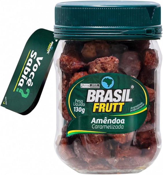 Brasil Frutt Caramelized Almonds, 130 g / 4.59 oz