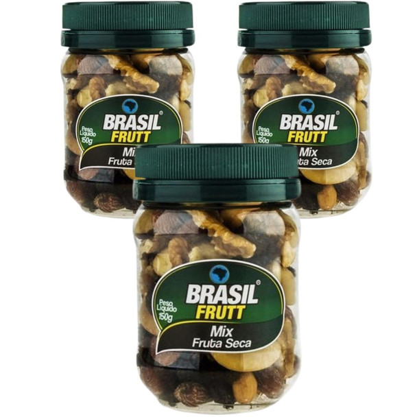 Brasil Frutt Mixed Dried Fruit Blend, 150 g / 5.29 oz (pack of 3)