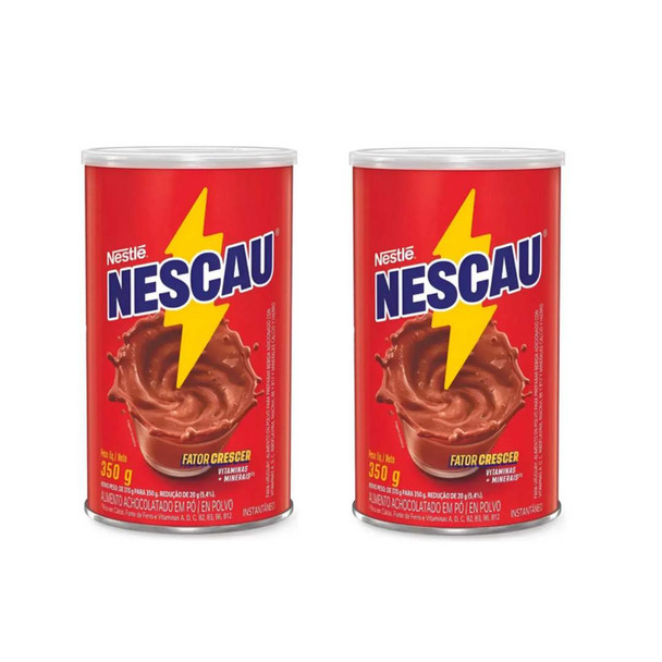 Nestlé Nescau Chocolate Drink Mix Powder, 350 g / 12.35 oz (pack of 2)