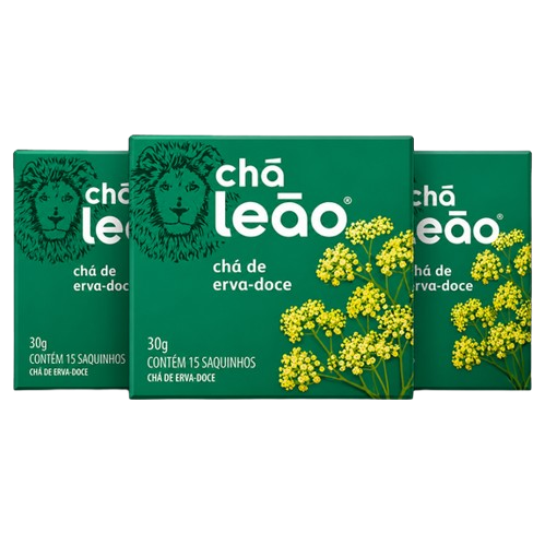 Leao Erva Doce Fennel Herbal Tea, 24 g / 0.85 oz (pack of 3)