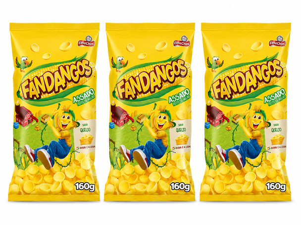 Elma Chips Fandangos Cheese Flavored Corn Snack, 160 g / 5.64 oz (pack of 3)