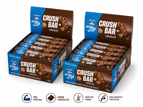 +Mu MuKebar Chocolate Hazelnut Protein Bars Display Box, 720 g / 25.40 oz (pack of 2)