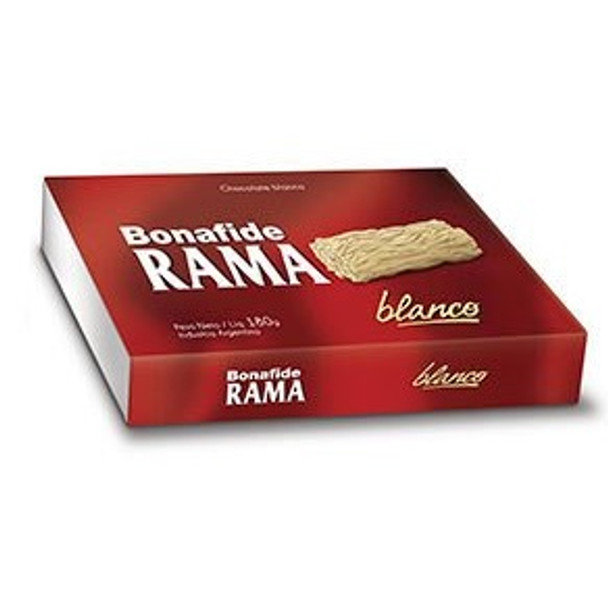 Bonafide Chocolate Rama Blanco Handcrafted Branched White Chocolate, 180 g / 6.3 oz tray