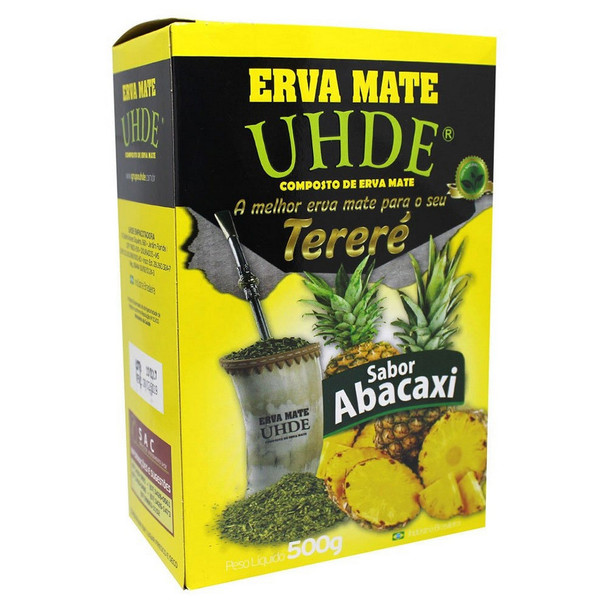 UHDE Pineapple Tereré Erva-Mate Natural, 500 g / 17.63 oz