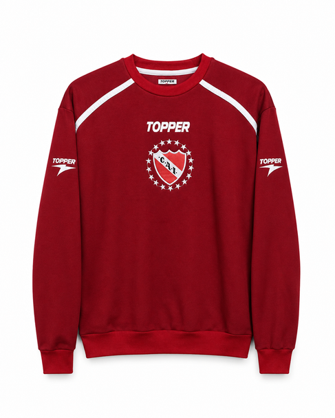 The Hincha House Independiente Topper Fleece Crewneck Sweatshirt for Men - Fan Version