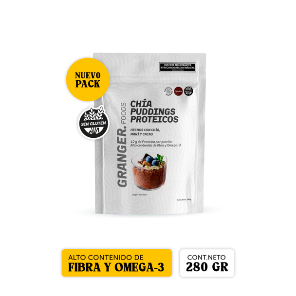 Granger Protein Chia Pudding Chocolate, 280 g / 9.88 oz