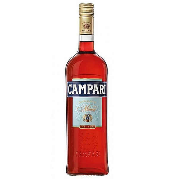 Campari Bitter Refreshing Drink Appetizer - ABV 28.5% (750 ml / 25.36 fl oz)