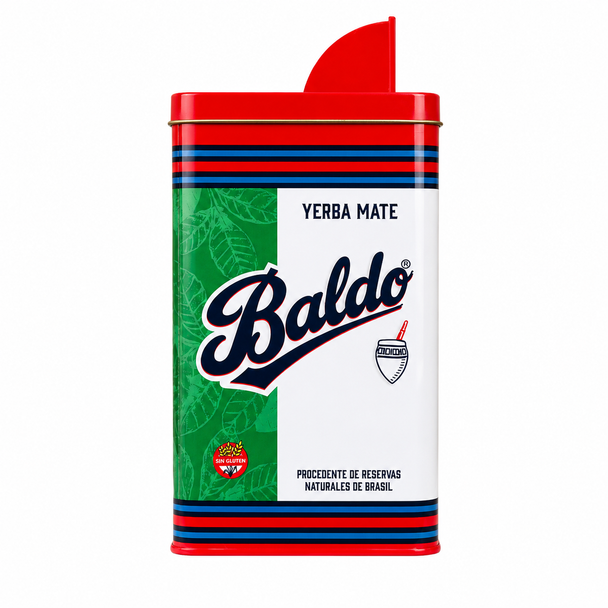 Baldo Collectible Yerba Mate Storage Tin, 500 g Capacity