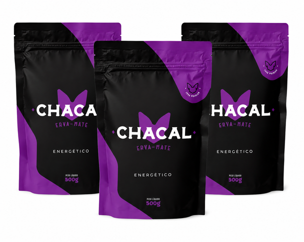 Chacal Premium Energizing Tereré Yerba Mate, 500 g / 17.64 oz (pack of 3)