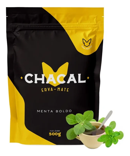 Chacal Premium Tereré Yerba Mate Mint & Boldo, 500 g / 17.64 oz