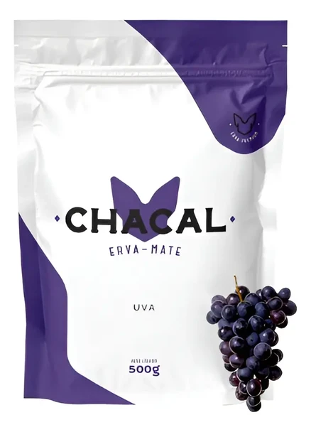 Chacal Premium Tereré Yerba Mate Grape Flavor, 500 g / 17.64 oz