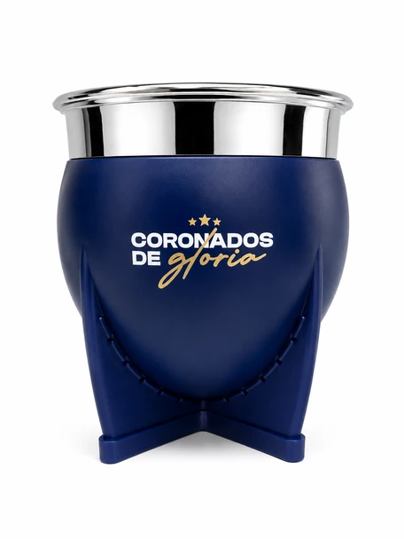 Mate Pampa XL AFA Coronados de Gloria Blue with Silver Rim