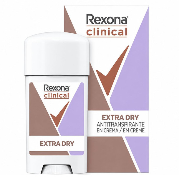 Rexona Clinical Woman Extra Dry Antiperspirant Cream, 58 g / 2.05 oz
