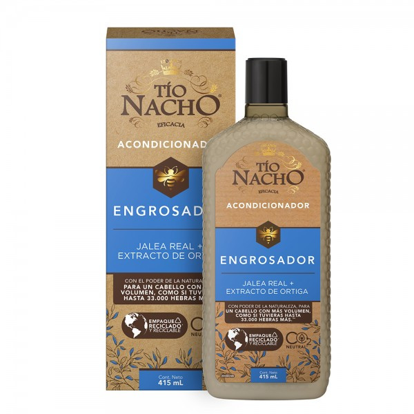 Tío Nacho Anti-Hair Loss Thickening Conditioner with Royal Jelly & Nettle Extract, 415 ml / 14.0 fl oz